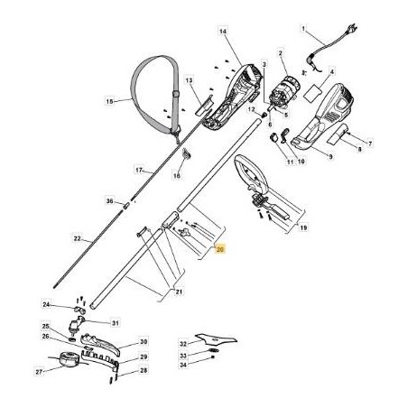 TUYAU DE TRANSMISSION ORIGINAL STIGA - 118802125/0 | Newgardenstore.eu