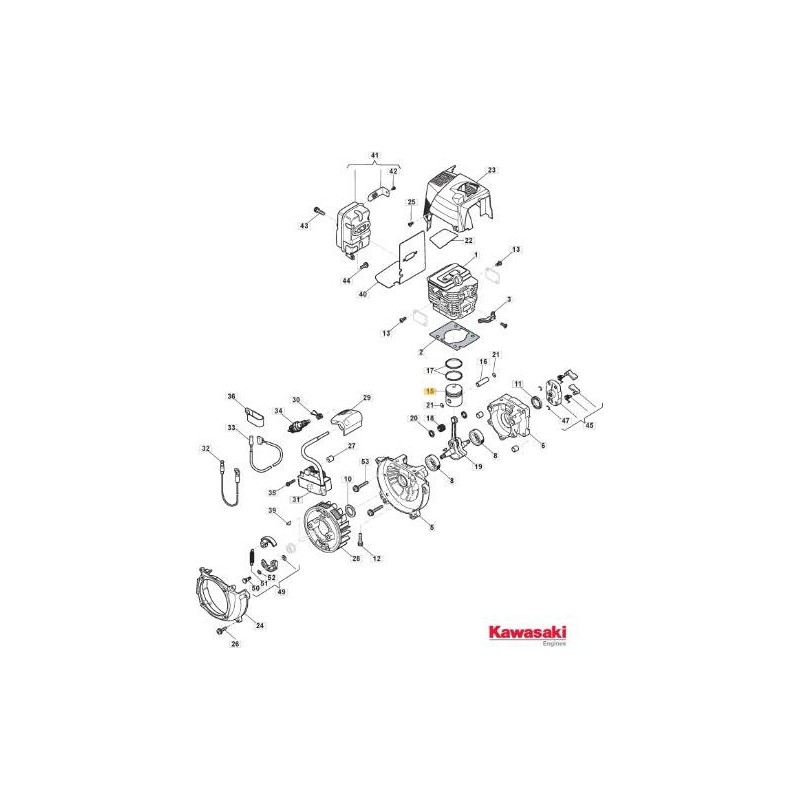 PISTONE SBK 35 ORIGINALE STIGA - 118801975/0
