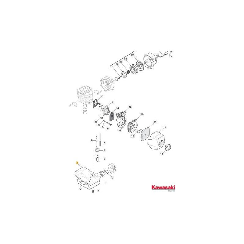 RÉSERVOIR DE CARBURANT ORIGINAL STIGA COMP - 118801890/0