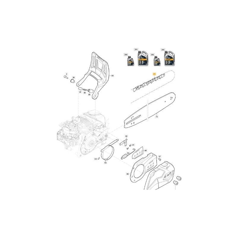 KETTE 15 Zoll 21BP-64E ORIGINAL STIGA – 118801747/0