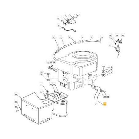 TUYAU D'ÉCHAPPEMENT TC/TCJ B&S 12.5-13 ORIGINAL STIGA - 118738223/0 | Newgardenstore.eu