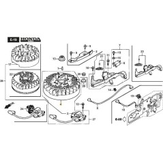 VOLANTE MAGNETO ORIGINAL STIGA - 118552168/0 | Newgardenstore.eu