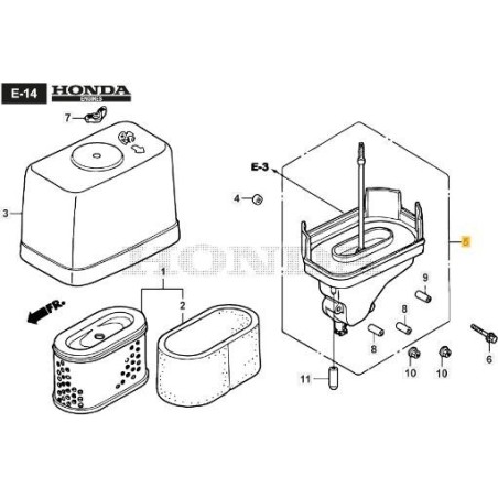 ORIGINAL STIGA AIR FILTER MANIFOLD - 118552044/0 | Newgardenstore.eu