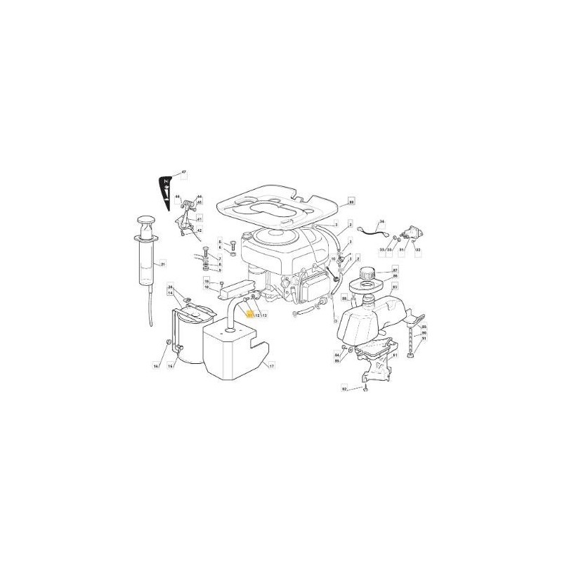 SCHLAUCHANSCHLUSS. F72 B&S 13 PS (03/04) ORIGINAL STIGA – 118738225/0