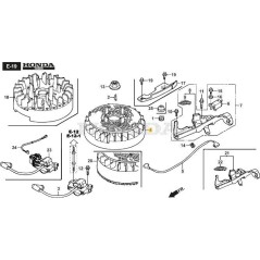 VOLANTE MAGNETO ORIGINAL STIGA - 118552167/0 | Newgardenstore.eu