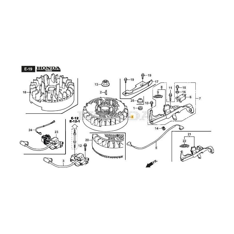 ORIGINAL STIGA MAGNETschwungrad – 118552167/0