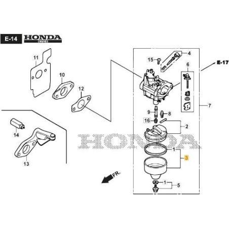 ORIGINAL STIGA CARBURETOR COVER - 118551934/0 | Newgardenstore.eu