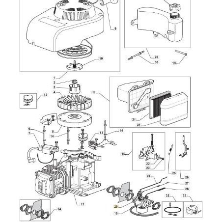 VERGASER _ 170020467-0001 ORIGINAL STIGA - 118550251/0 | Newgardenstore.eu