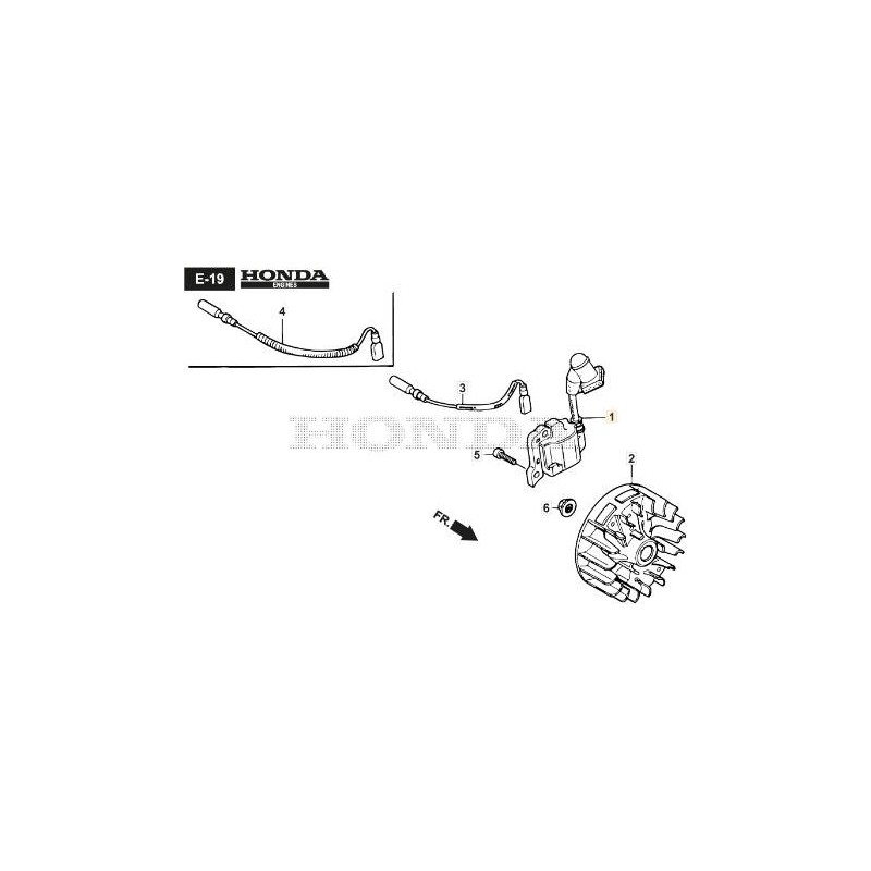 CONJUNTO DE BOBINA ELECTRÓNICA ORIGINAL STIGA - 118551692/0