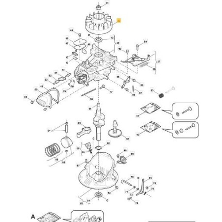 ORIGINAL STIGA FLYWHEEL - 118550718/0 | Newgardenstore.eu