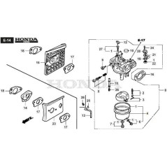 ORIGINAL STIGA CARBURETOR COVER - 118551936/0 | Newgardenstore.eu