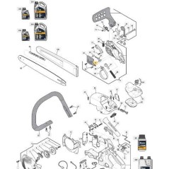 RIGHT CRANKCASE BLV 20 Li A ORIGINAL STIGA - 118805665/0 | Newgardenstore.eu
