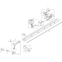 REAR HANDLE BC 625 ORIGINAL STIGA - 118805612/0