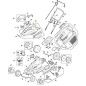 KIT COVER ESTETICHE E 380 Li 40 ORIGINALE STIGA - 118811051/0