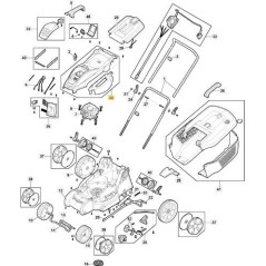 KIT FUNDAS ESTÉTICAS E 340 Li 40 ORIGINAL STIGA - 118811042/0