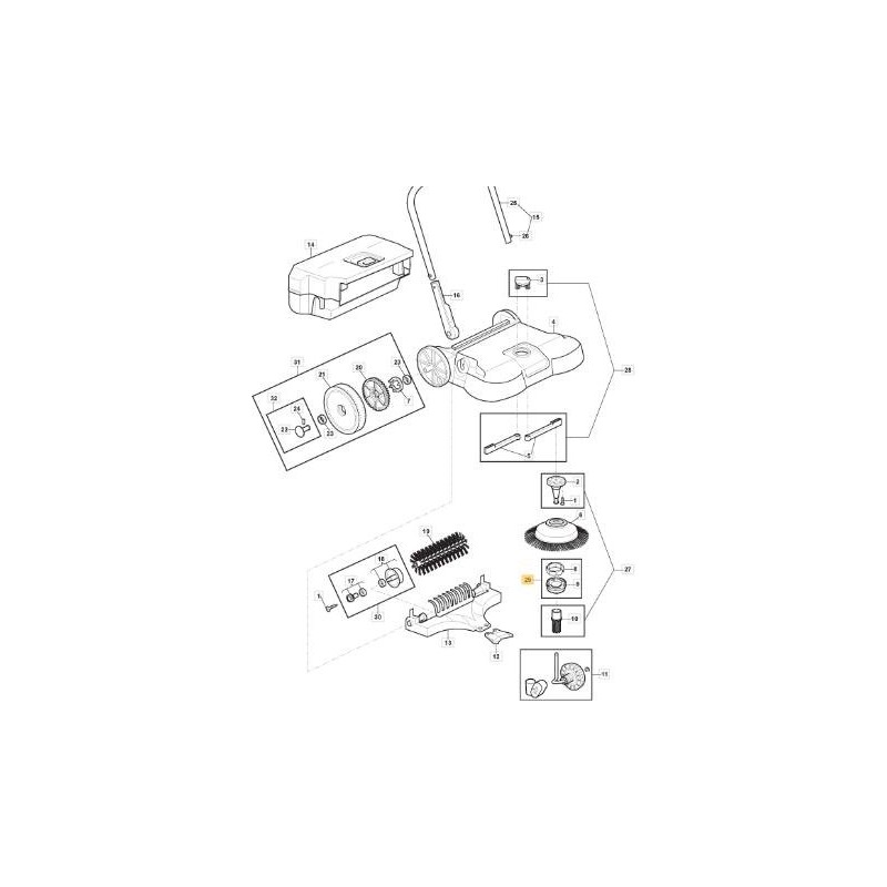KIT DE EMBRAGUE SWP 475-577 ORIGINAL STIGA - 118805690/0