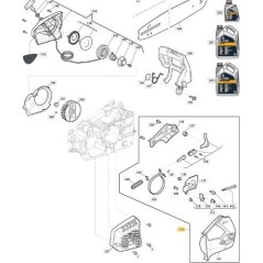 TAPA DE EMBRAGUE GRIS STIGA ORIGINAL - 118805380/0 | Newgardenstore.eu