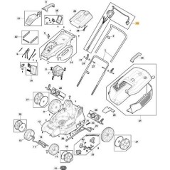 PROTECCIÓN DEL MOTOR E 340 Li 40 ORIGINAL STIGA - 118811040/0