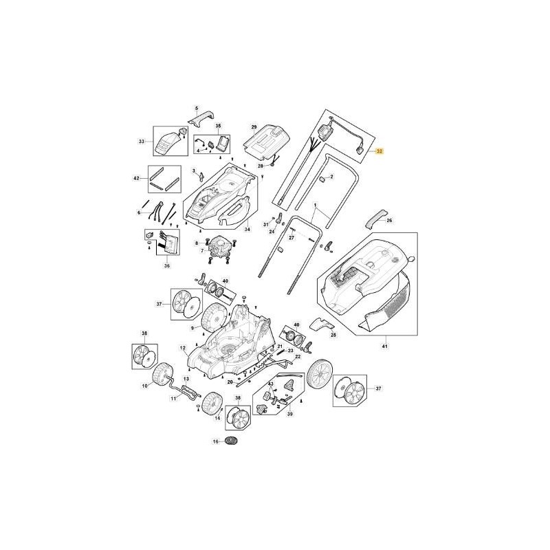 ENGINE PROTECTION E 340 Li 40 ORIGINAL STIGA - 118811040/0