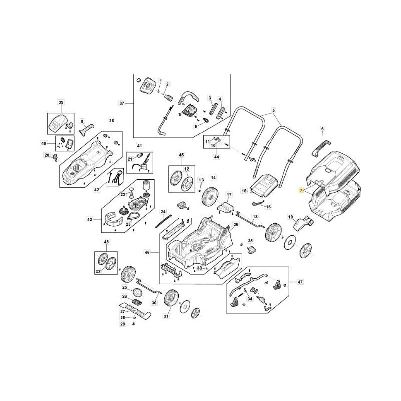 ORIGINAL STIGA E 300 Li 40 BAG KIT - 118810965/0