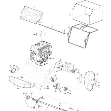 CADRE DE SAC ORIGINAL STIGA - 118810245/0 | Newgardenstore.eu