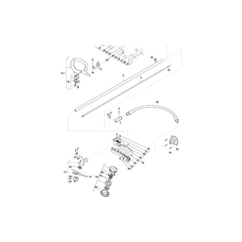 ORIGINAL STIGA FLEX GETRIEBEUNTERSTÜTZUNG – 118804568/0