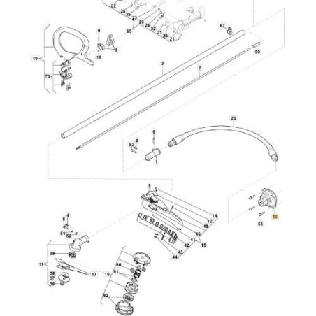 ORIGINAL STIGA FLEX GETRIEBEUNTERSTÜTZUNG – 118804568/0 | Newgardenstore.eu