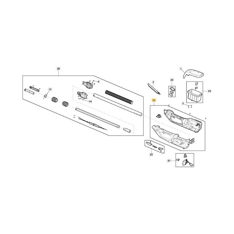 KIT CARTER SMT 500 AE ORIGINALE STIGA - 118810883/0