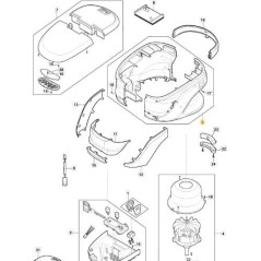 ORIGINAL STIGA PH 60V PL CARTER KIT - 118810843/0