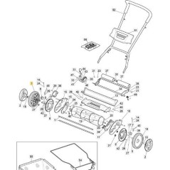 WHEEL CM STIGA (SAIGE) DX ORIGINAL STIGA - 118810173/0