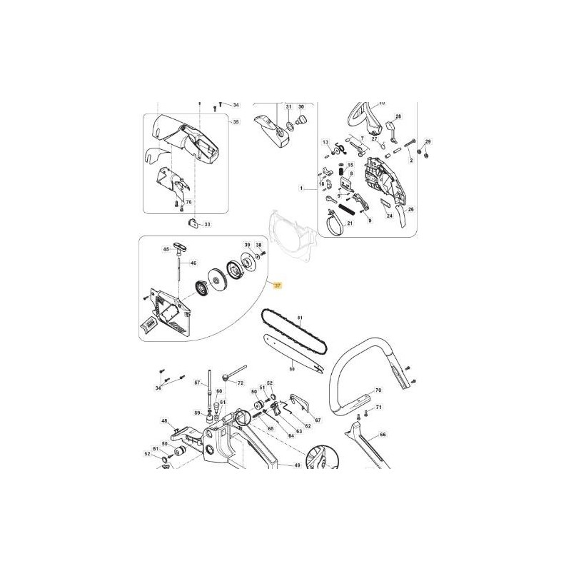 KSO STARTER 50cc ORIGINAL STIGA - 118804947/0
