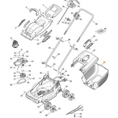 PARTE INFERIORE SACCO GRIGIO ORIGINALE STIGA - 118810152/0
