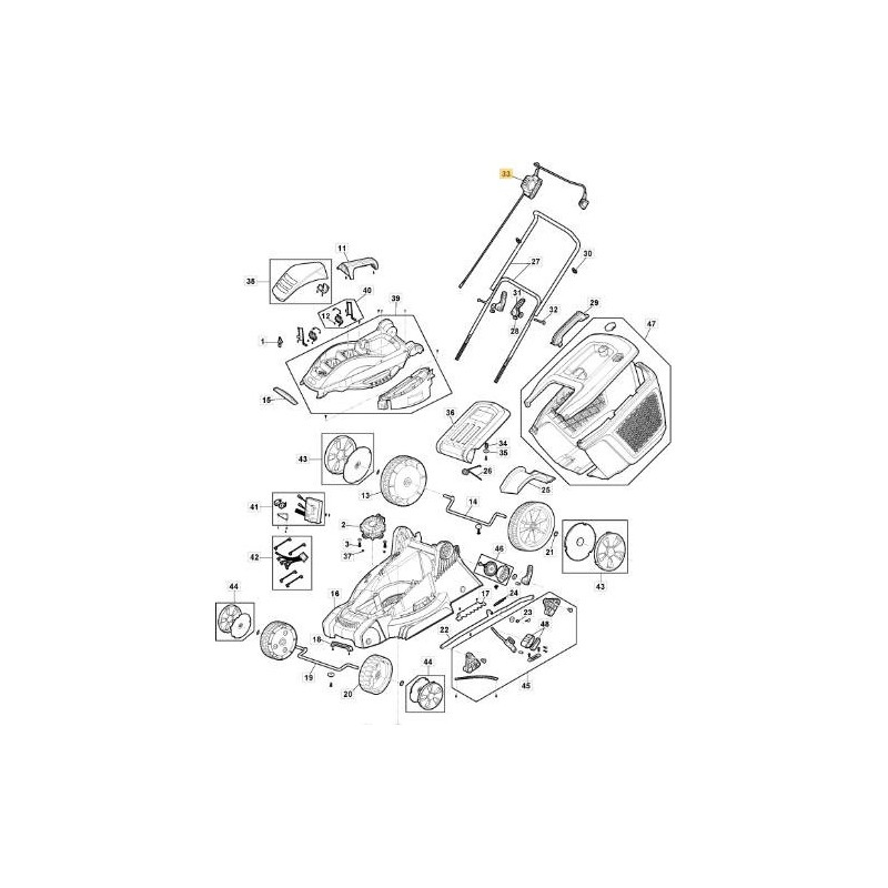 ENGINE PROTECTION E 380 Li 40 ORIGINAL STIGA - 118811016/0