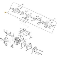 ORIGINAL STIGA KURZBLOCKMOTOR – 118805053/0 | Newgardenstore.eu