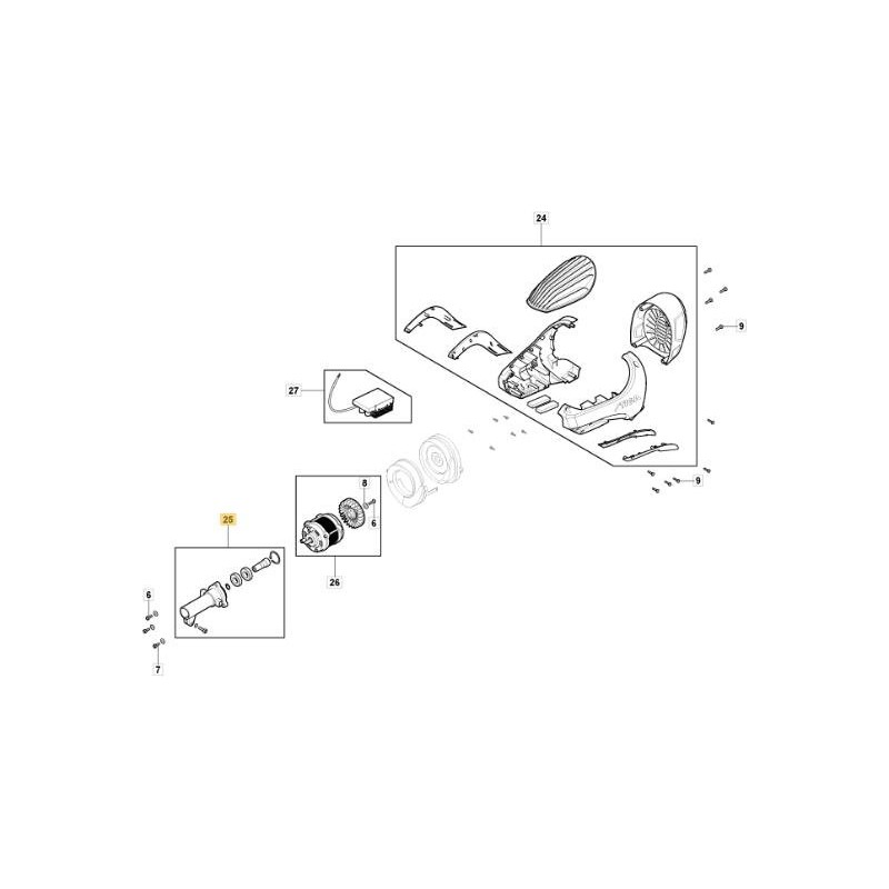 CRANKSHAFT BC 900 D LI 48 ORIGINAL STIGA - 118811328/0