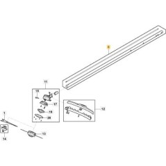 TUBO DE TRANSMISION BC 700 D LI 48 ORIGINAL STIGA - 118811296/0 | Newgardenstore.eu