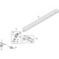 TUYAU DE TRANSMISSION BC 700 D LI 48 ORIGINE STIGA - 118811296/0