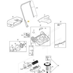 ORIGINAL STIGA HANDLE SUPPORT - 118820911/0