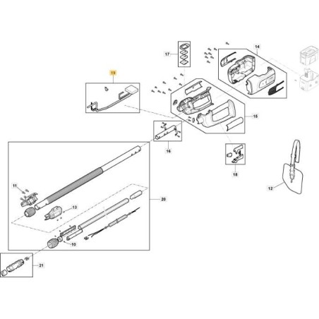 PCB E COMP ELETTR. MH-MP 700 Li 48 ORIGINALE STIGA - 118811253/0 | Newgardenstore.eu