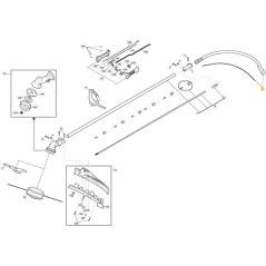 ORIGINAL STIGA FLEXIBLE SHAFT - 118805393/0