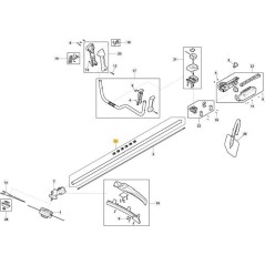 CONJUNTO TUBO TRANSMISION BC 900 D LI 48 ORIGINAL STIGA - 118811319/0