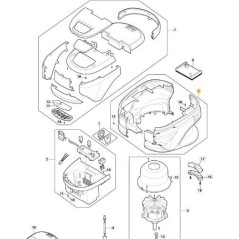ORIGINAL STIGA PH 60V CRANKCASE KIT - 118810834/0