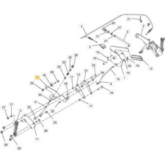 BRAS DE FREIN DROIT ORIGINE STIGA - 118830839/0 | Newgardenstore.eu