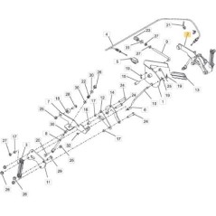 BRAS DE FREIN GAUCHE ORIGINAL STIGA - 118830838/0 | Newgardenstore.eu