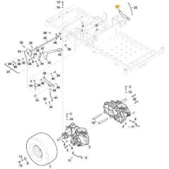 NEUTRAL LEVER, LEFT SIDE ORIGINAL STIGA - 118830037/0 | Newgardenstore.eu