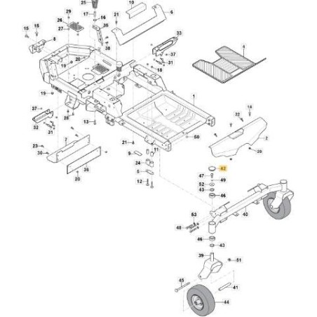 TAPPO PARAPOLVERE ORIGINALE STIGA - 118830247/0 | Newgardenstore.eu