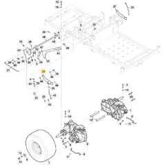NEUTRAL LEVER, RIGHT SIDE ORIGINAL STIGA - 118830036/0 | Newgardenstore.eu