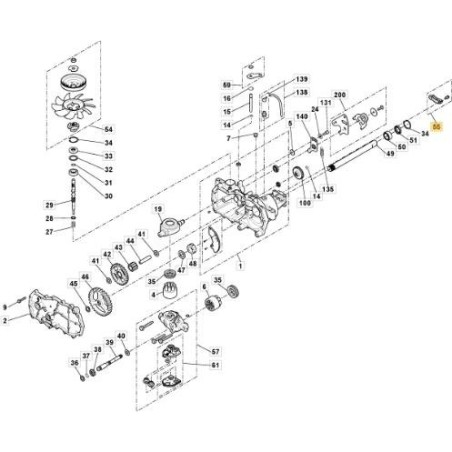 KIT BRAZO DE FRENO DERECHO ORIGINAL STIGA - 118870190/0 | Newgardenstore.eu