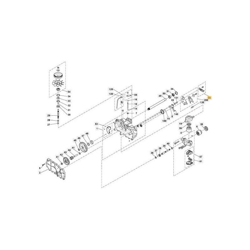 BRAKE ARM KIT - LEFT ORIGINAL STIGA - 118870189/0