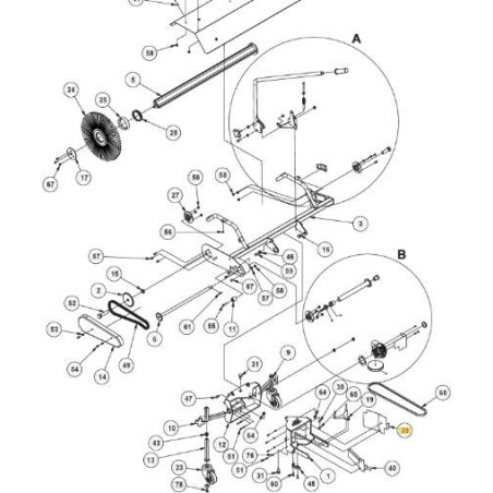 PROTEZIONE ORIGINALE STIGA - 118890062/0 | Newgardenstore.eu